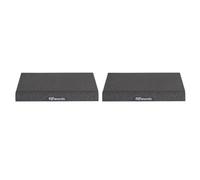 Gator Frameworks - Almohadillas de Aislamiento de Espuma acústica para monitores de Estudio Grandes, se Adapta a la mayoría de Soportes de Altavoz, escritorios y estanterías; Paquete de 2
