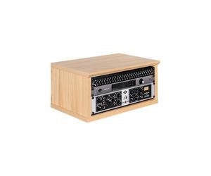 Gator Frameworks Elite Furniture Series 4U - Estante de escritorio de madera en acabado mate de arce natural (GFW-ELITERK-4U-MPL)