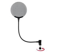 Gator Frameworks Filtro antipop metálico para grabación de Voz con Brazo Flexible de 31,5 cm, Ideal para podcasting, retransmisiones y creación de Contenido (GFW-POPFILTER-MTL)