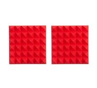 Gator Frameworks GFW-ACPNL1212PRED-2PK - Panel acústico (2 unidades, 12 x 12 pulgadas), color rojo