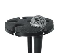 Gator Frameworks GFW-MIC6TRAY Multi Micrófono Tray Designed to Hold 6 Mics