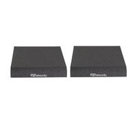 Gator Frameworks Patines aislantes de espuma acústica para monitores de estudio de tamaño mediano, para soportes de altavoces, ordenadores de sobremesa y estanterías; juego de 2 (GFW-ISOPAD-MD)