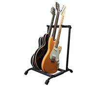 Gator Frameworks Rok-It soporte plegable para 3 guitarras - Compatible con guitarras acústicas, eléctricas o bajos - Portátil, resistente, ocupa poco espacio (RI-GTR-RACK3)