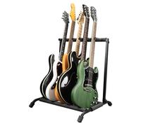 Gator Frameworks Rok-It Soporte plegable para varias guitarras, con capacidad para hasta 5 guitarras eléctricas o acústicas (RI-GTR-RACK5)