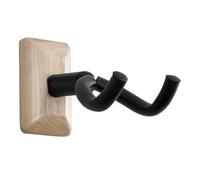 Gator Frameworks Soporte de Pared para Guitarra Compatible con la Mayoría de Guitarras, Acústicas, Eléctricas o Bajo, con Placa de Montaje de Arce (GFW-GTR-HNGRMPL)