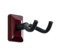 Gator Frameworks Soporte de Pared para Guitarra Compatible con la Mayoría de Guitarras, Acústicas, Eléctricas o Bajo, con Placa de Montaje de Cerezo (GFW-GTR-HNGRCHR)