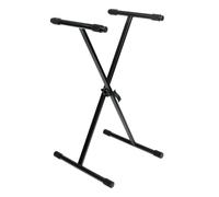 Gator Frameworks Soporte para teclado ajustable tipo X con patas de goma ajustables (GFW-KEY-1000X)