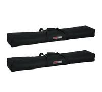 Gator Juego de 2 Bolsas de Transporte con Interior de 50 Pulgadas para (2) Altavoces, micrófono o Soportes de iluminación (GPA-SPKSTDBG-50-2PK), Black, 50" Long - Single Compartment (2 Pack),