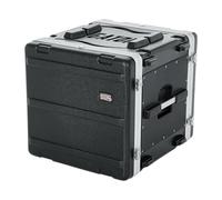Gator Moldeado PE 10U Case rack Profundo 19.25 pulgadas con Rails delanteras / traseras y bloqueo, Estante estándar, 10 U
