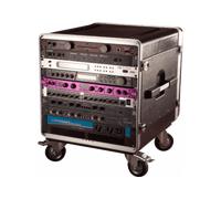 GATOR Rack Flight 19" Polietileno Para 10 Unidades con Ruedas