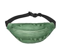 Gator - Riñonera verde al acecho, tamaño grande con 3 bolsillos con cremallera, puedes llevar teléfonos móviles de todos los tamaños para ejercicio al aire libre, negro, talla única, multicolor, Talla
