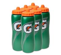 Gatorade 32 Oz Squeeze Water Sports Bottle - Value Pack of 6 - New Easy Grip Design for 2014 by Gatorade