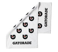 Gatorade Toalla Lateral, Blanca, 21 x 39 Pulgadas, 100% algodón, Lavable a máquina