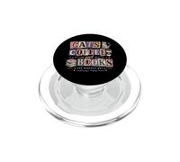Gatos Café Libros Amante Cozy Reading Feline Day PopSockets PopGrip para MagSafe