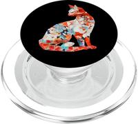 Gatos de Origami japoneses T para los dueños de Gatos PopSockets PopGrip para MagSafe