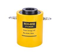 Gatos de retracción automática, Cilindros hidráulicos de Carrera de 4 pulg./100 mm, Cilindros de elevación Que se Pueden Empujar o Tirar y Utilizar en una Variedad de ángulos(60T/132277lb-2in Stroke)