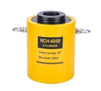 Gatos de retracción automática de 60 toneladas, cilindros de elevación que se pueden empujar o tirar y utilizar en diversos ángulos, cilindros hidráulicos de 4 pulgadas/100 mm de carrera (60 tonelad