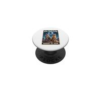 Gatos Eclipse Solar Total con Gafas 2026 Agosto PopSockets PopGrip Adhesivo
