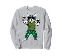 Gatos Fitness/Entrenador Gato Sudadera