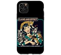 Gatos Galore Vintage Garras y Efecto Carcasa para iPhone 11 Pro MAX