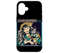 Gatos Galore Vintage Garras y Efecto Carcasa para iPhone 16