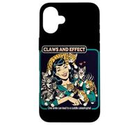 Gatos Galore Vintage Garras y Efecto Carcasa para iPhone 16 Plus
