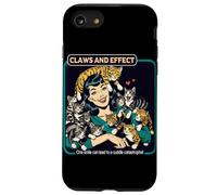 Gatos Galore Vintage Garras y Efecto Carcasa para iPhone SE (2020) / 7/8