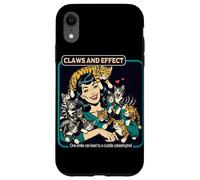Gatos Galore Vintage Garras y Efecto Carcasa para iPhone XR