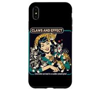 Gatos Galore Vintage Garras y Efecto Carcasa para iPhone XS MAX