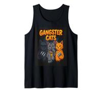 Gatos Gángster De Estilo Calle De Camiseta sin Mangas