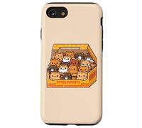 Gatos Gatito Nuggets Juego de Palabras Divertido Kitty Comida Mujeres Niñas Niños Carcasa para iPhone SE (2020) / 7/8