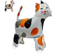 Gatos Globos de Aire para Caminar, 3D Globos Animales Gatos Niña, Gigante Globos de Cumpleaños Gatos Globos Animales Safari para Fiestas de Cumpleaños Infantiles, Fiestas Temáticas de Animales (G)