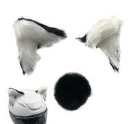 Gatos - Headwear - Motocicleta Orejas de Gato | Kitty Felpa Pegamento Motocicleta | Peluche Kitty Eâr Headsars Accesorios con Adhesivo | Motocicletas de Bicicleta Superficies Lisas Plûsh -Kat