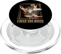 Gatos I Rule The House Cat Lover PopSockets PopGrip para MagSafe