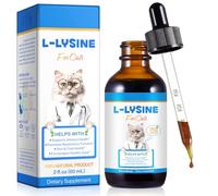 Gatos L-lisina gotas de 60 ml - Apoyo natural para la salud ocular y respiratoria | Sabor a pollo | Sin cereales y sin gluten | Con extractos de hierbas y vitaminas | Contra la fiebre lagrimal