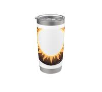 Gatos lindos Eclipse solar total 12 de agosto 2026 Evento de astronomía Vaso térmico de acero inoxidable de doble pared