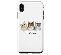 Gatos Miau Divertido Amante De Los Gatos Divertido Miau Carcasa para iPhone XS MAX