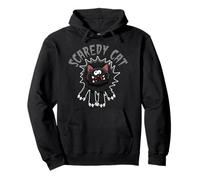 Gatos Negros Gato Miedo Gatito Divertido Gatito Gato Gato Sudadera con Capucha
