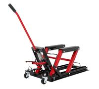 Gatos para Coche Gato Elevador hidráulico para Motocicleta de 1500 LB. Mesa portátil de Tijera de Capacidad con Almohadilla para pies para Bicicleta ATV UTV Gato de elevación