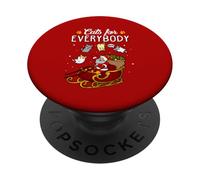 Gatos para Todos, Hombres, Mujeres, niños, Navidad Divertida PopSockets PopGrip Adhesivo