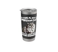 Gatos persas T | gato persa gatos gato persa Vaso térmico de acero inoxidable de doble pared