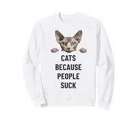Gatos Porque la Gente Chupa Sphynx Amante de los Gatos Humor Sudadera