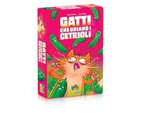 Gatos Que odian los pepinos - Juego de Cartas para Adultos y niños a Partir de 8 años - 3-6 Jugadores - Duración 20 min - Edición Italiana