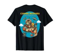 Gatos Retro, Pollitos y Aventuras en avión Camiseta