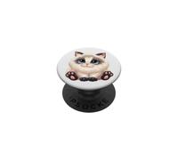 Gatos súper Lindos Gatitos Amo a mi Gato Gato bebé PopSockets PopGrip Adhesivo