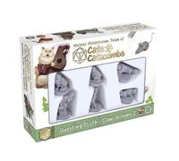 Gatos y catacumbas Miniaturas de plástico muy detalladas con dientes y garras