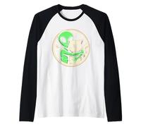 Gatos y Extraterrestres, Amantes de los Gatos Camiseta Manga Raglan