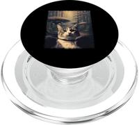 Gatos y Extraterrestres, Amantes de los Gatos PopSockets PopGrip para MagSafe