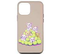 Gatos Y Pelotas De Tenis Dueños De Mascotas Amantes De Los Carcasa para iPhone 12 mini
