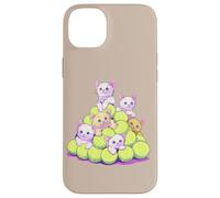 Gatos Y Pelotas De Tenis Dueños De Mascotas Amantes De Los Carcasa para iPhone 14 Plus